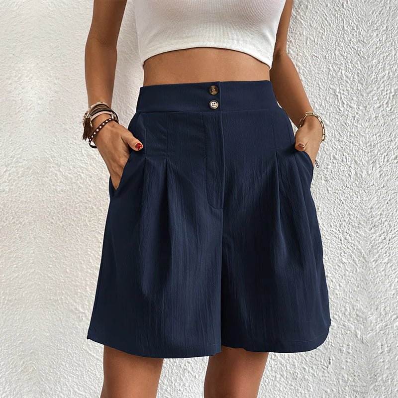 Halia - hoch taillierte Shorts mit Soft-Touch