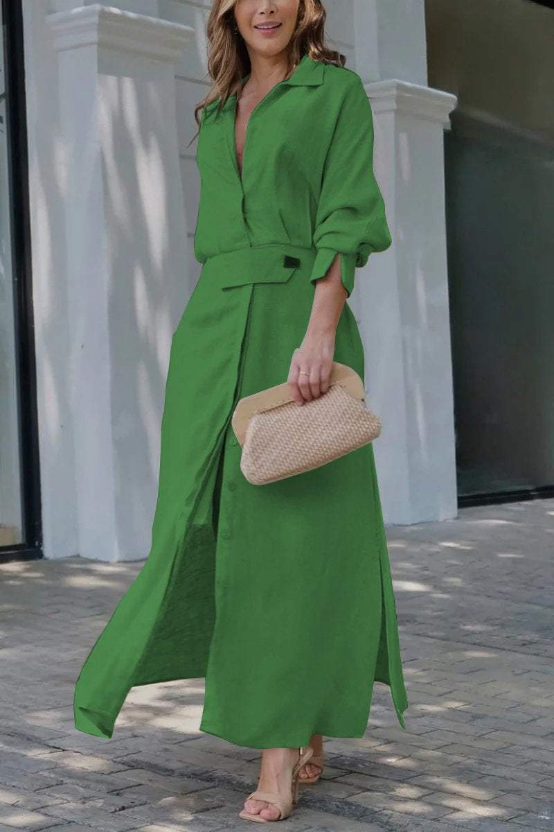 Arwen - Maxikleid mit V-Ausschnitt