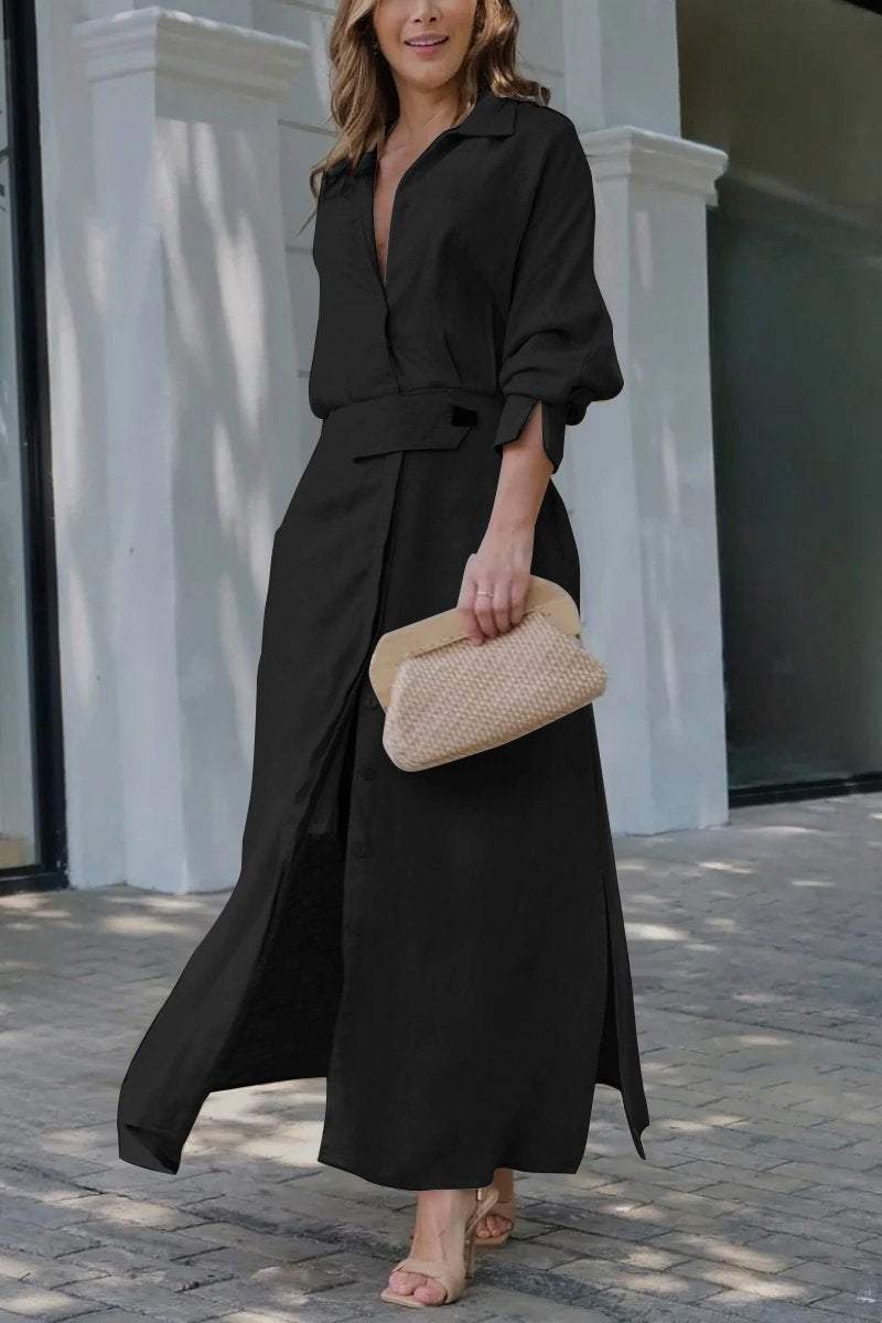 Arwen - Maxikleid mit V-Ausschnitt