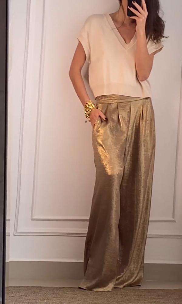 Zuleika | Elegante Top- und Hosen-Set