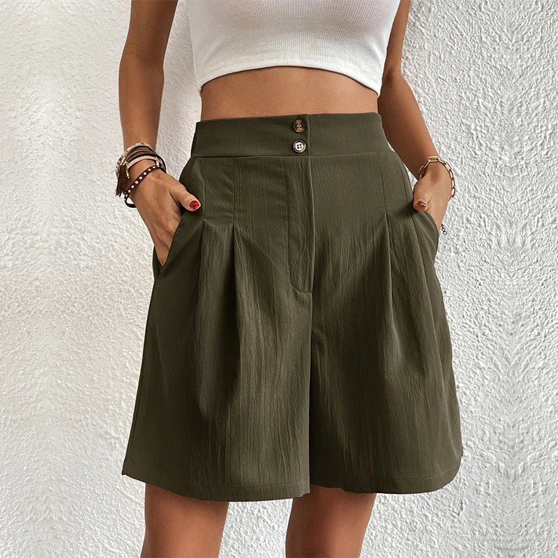 Halia - hoch taillierte Shorts mit Soft-Touch