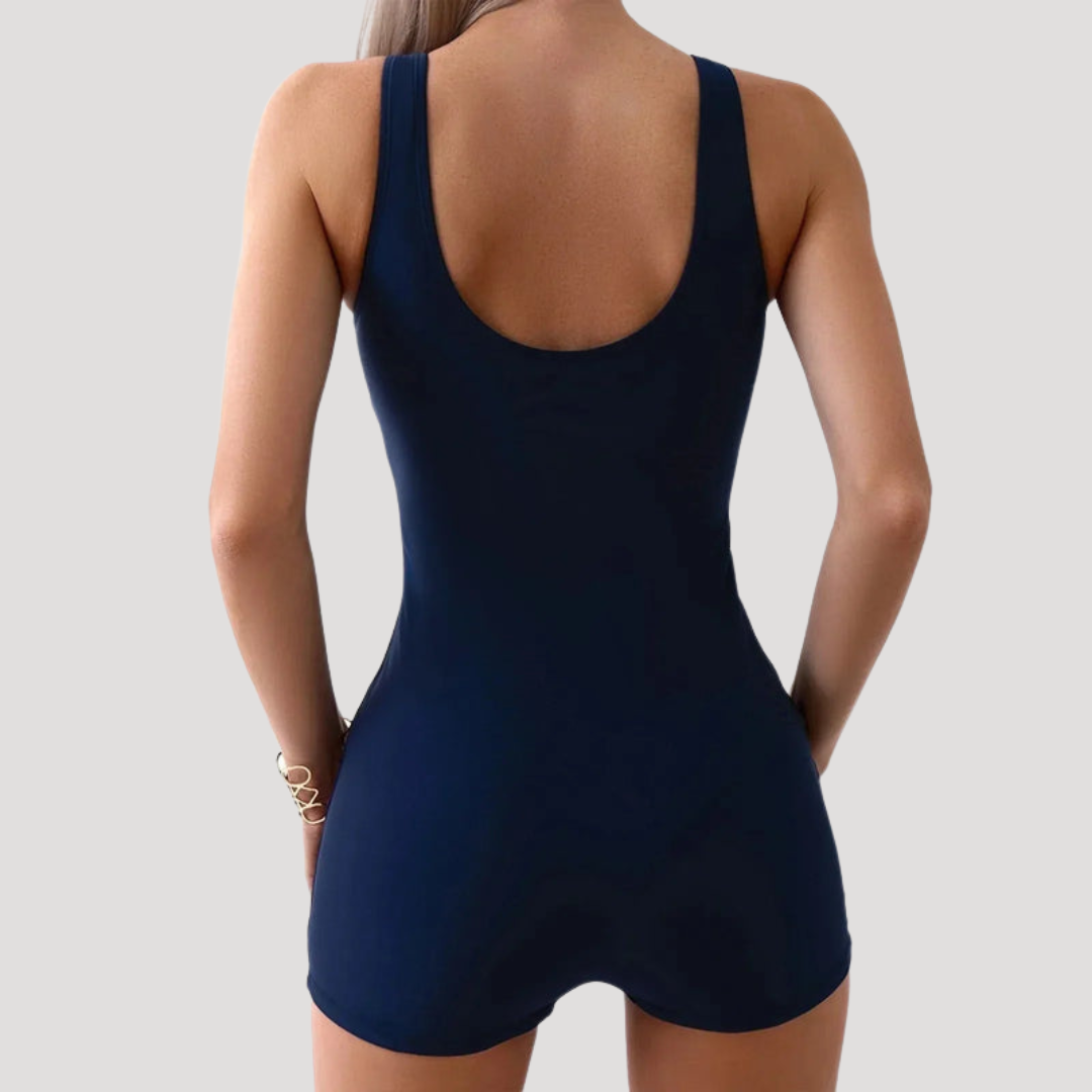 Kersa | Damen Racerback Badeanzug mit Shorts