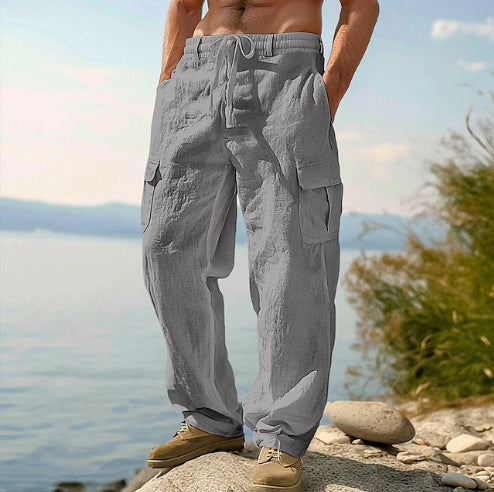 Kilian | Herren Cargo Hose mit Kordelzug und Seitentaschen