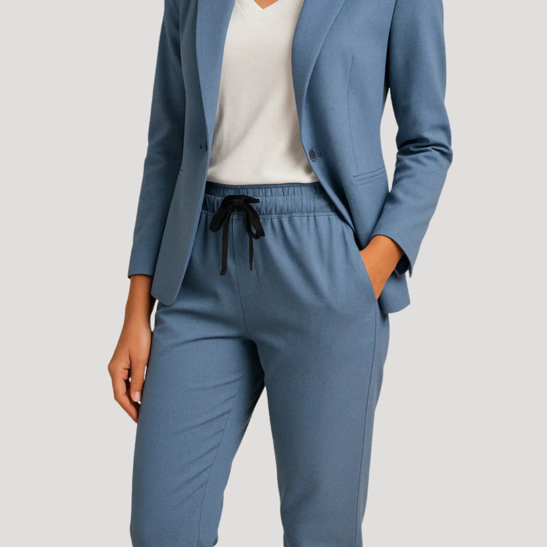 Klara | Damen Hosenanzug Blazer Set Zweiteiler