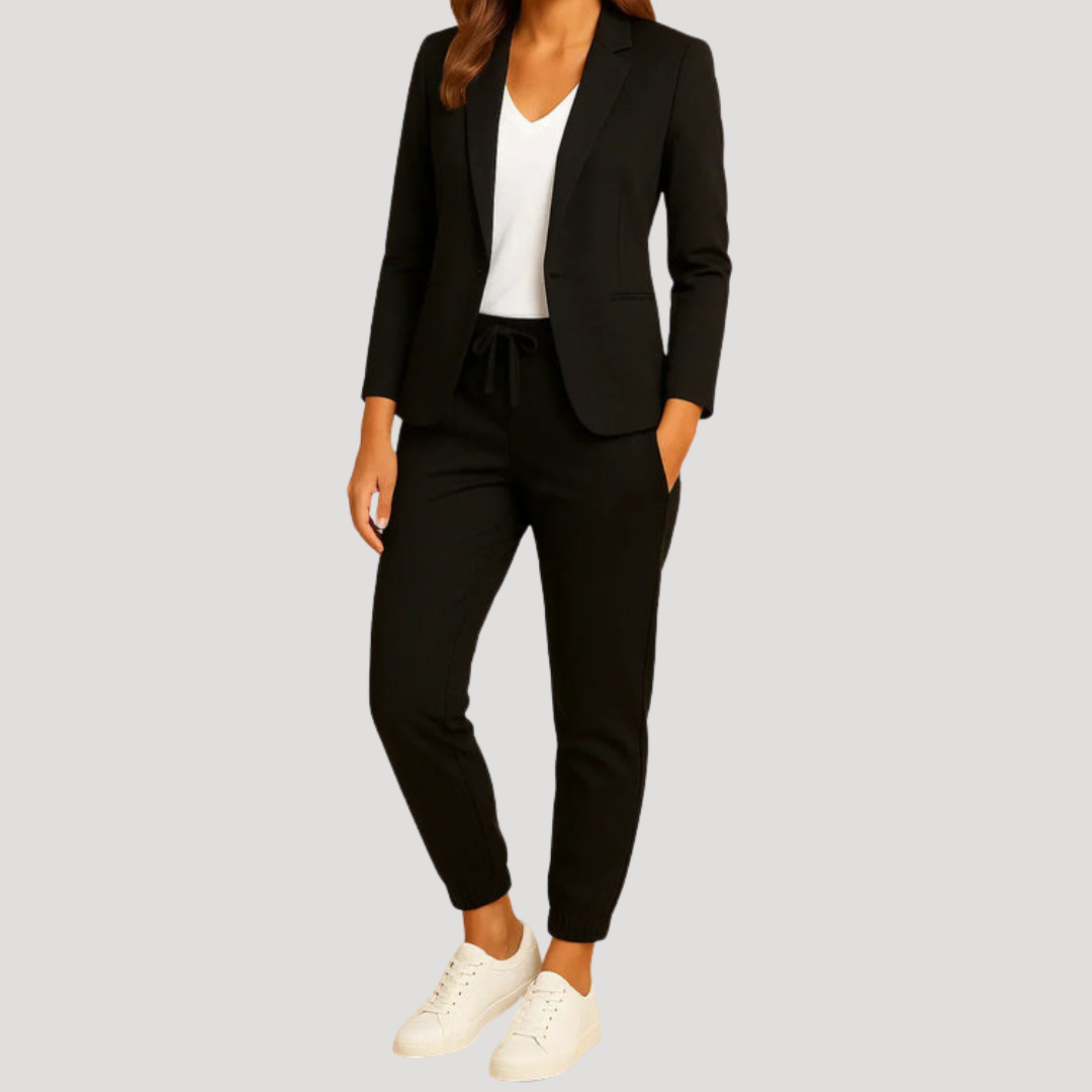 Klara | Damen Hosenanzug Blazer Set Zweiteiler