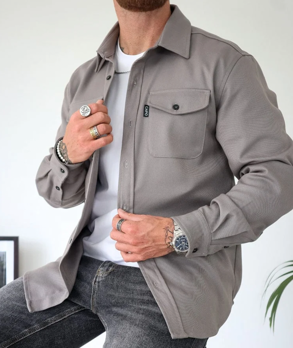 Konstantin | Herren Langarm Freizeithemd