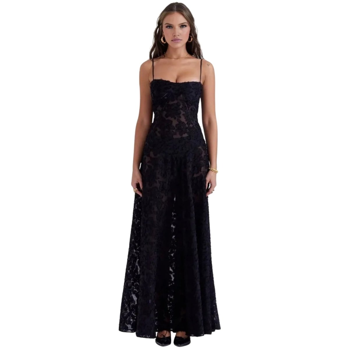 Elena | Damen Korsett Maxikleid Schnürung Rücken – Schnür Korsett Maxi Kleid 2026
