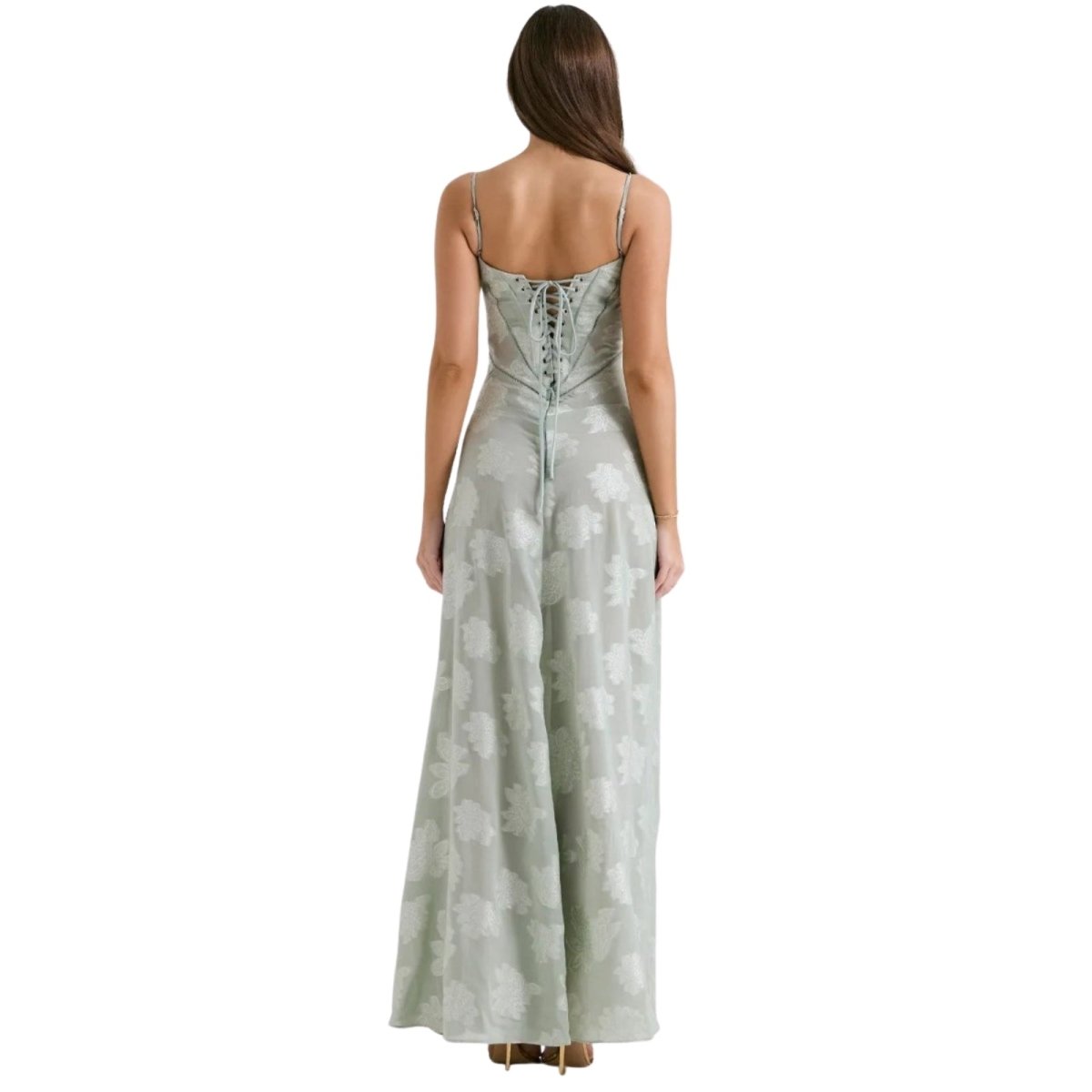 Elena | Damen Korsett Maxikleid Schnürung Rücken – Schnür Korsett Maxi Kleid 2026