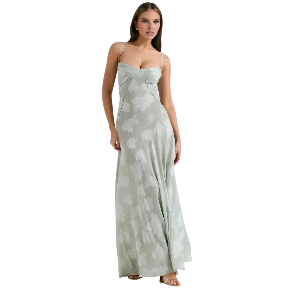 Elena | Damen Korsett Maxikleid Schnürung Rücken – Schnür Korsett Maxi Kleid 2026