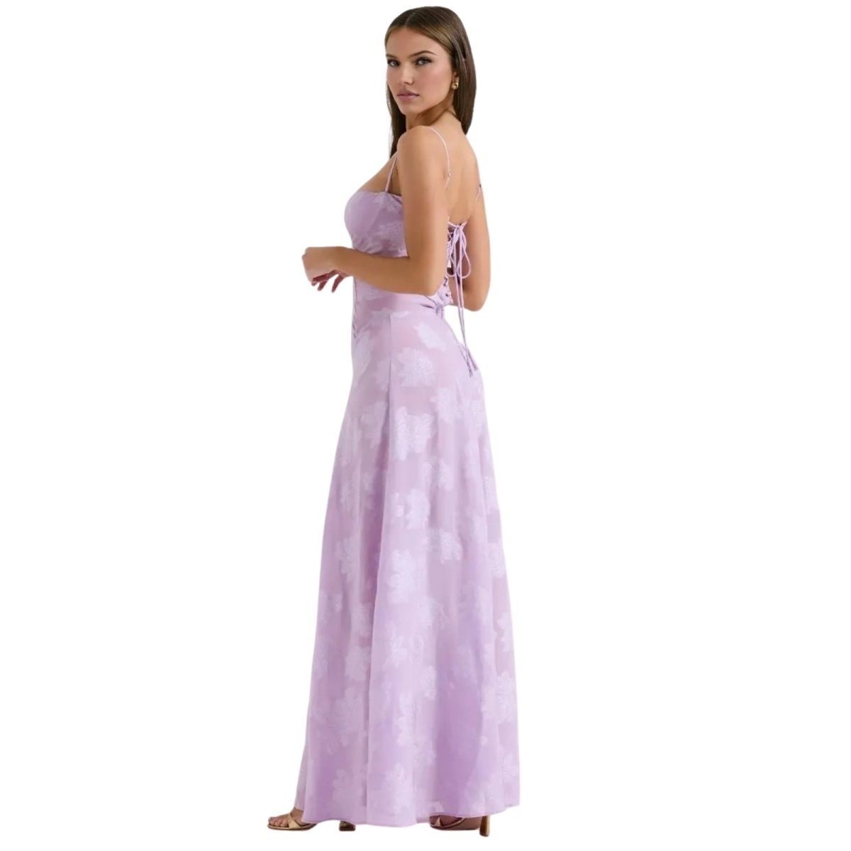 Elena | Damen Korsett Maxikleid Schnürung Rücken – Schnür Korsett Maxi Kleid 2026