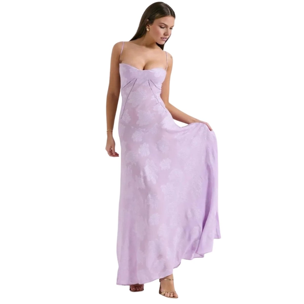 Elena | Damen Korsett Maxikleid Schnürung Rücken – Schnür Korsett Maxi Kleid 2026