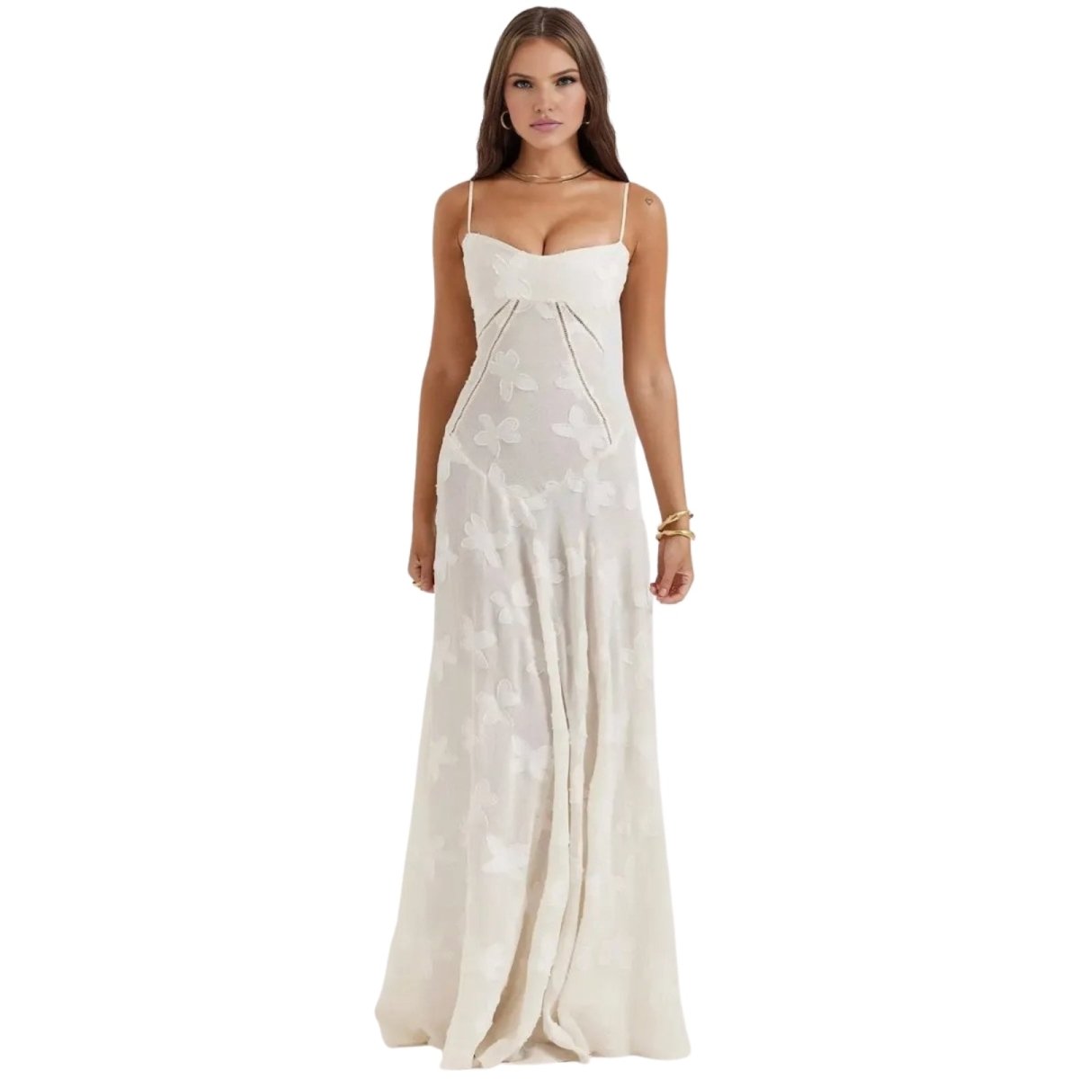 Elena | Damen Korsett Maxikleid Schnürung Rücken – Schnür Korsett Maxi Kleid 2026