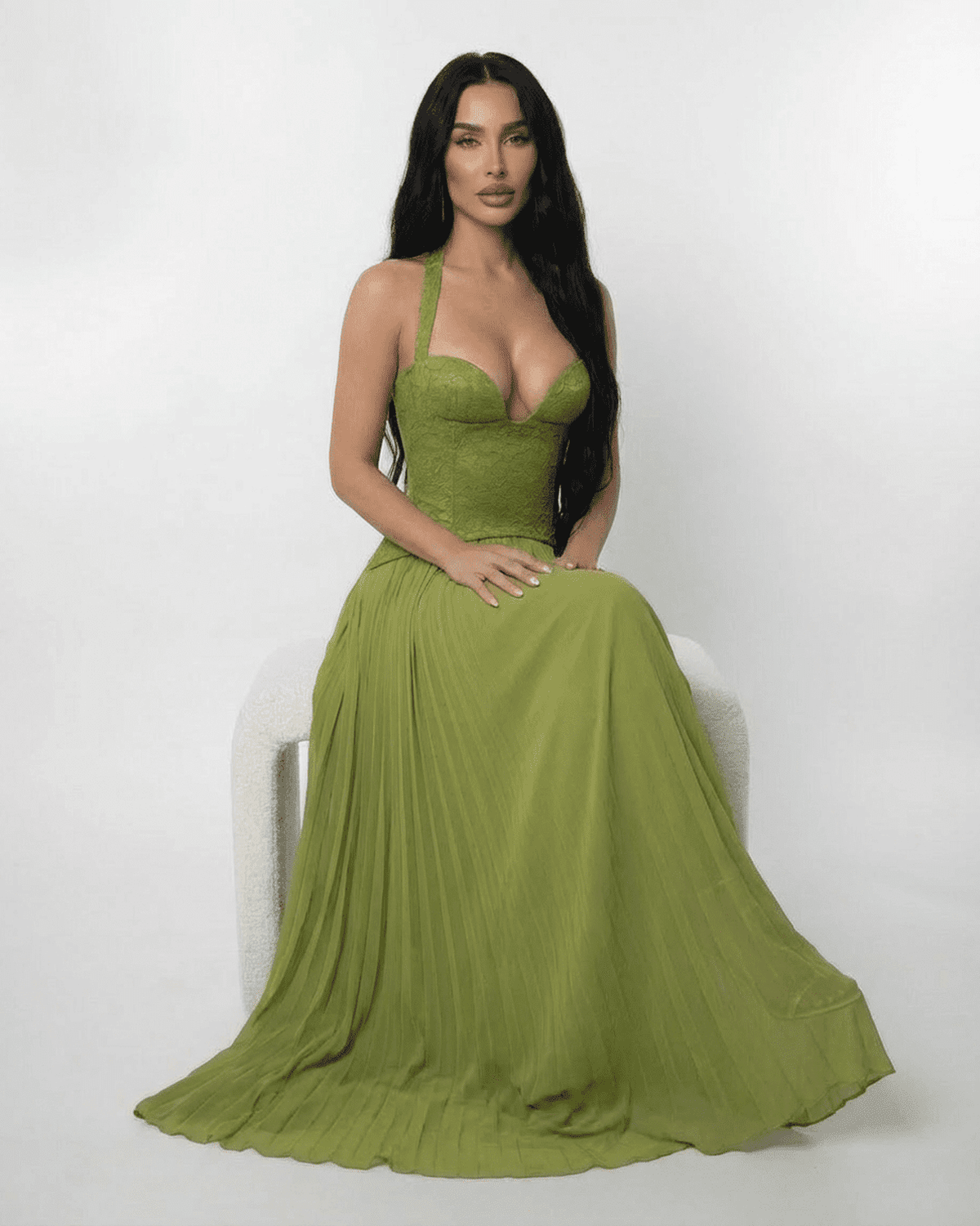 Verdant Maxikleid