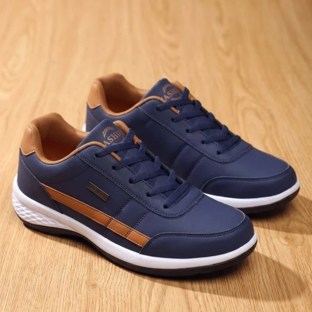 Leander | Herren Orthopädische Sneaker mit schlichtem Stil und leichter Sohle
