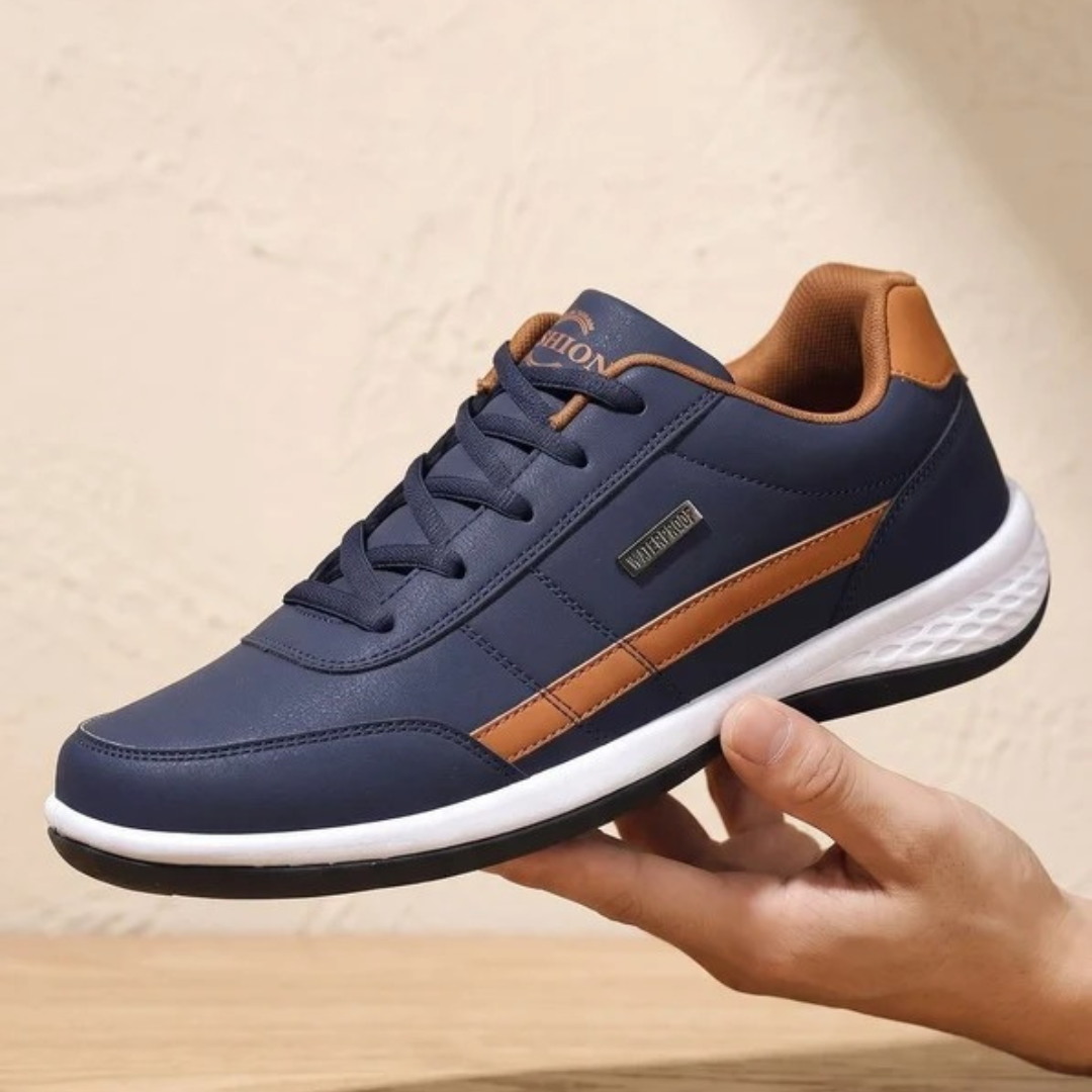 Leander | Herren Orthopädische Sneaker mit schlichtem Stil und leichter Sohle