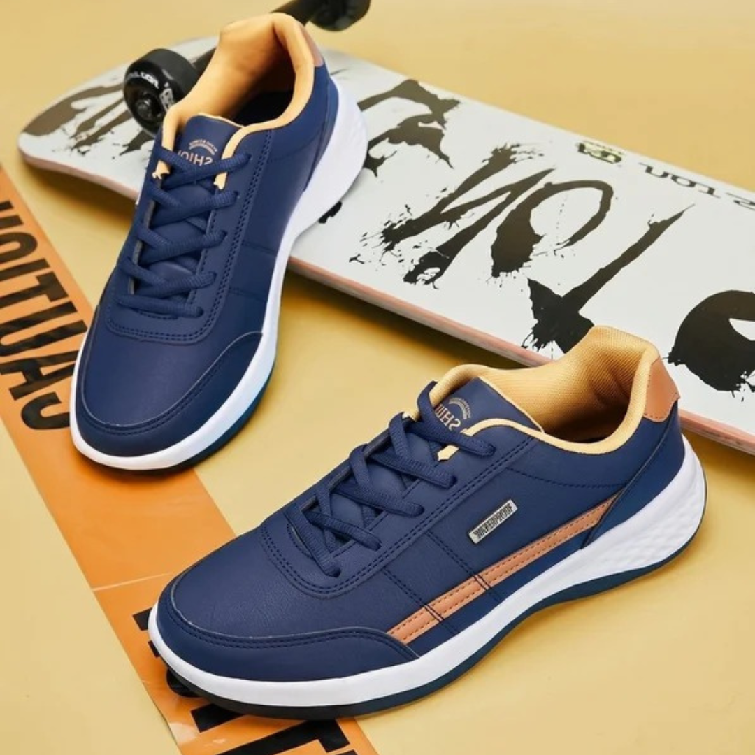 Leander | Herren Orthopädische Sneaker mit schlichtem Stil und leichter Sohle