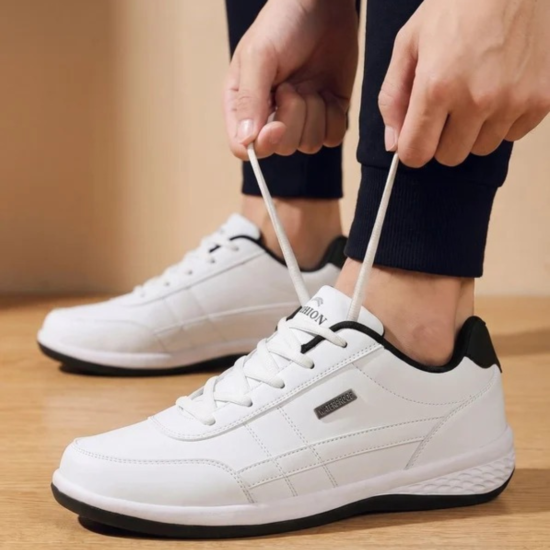 Leander | Herren Orthopädische Sneaker mit schlichtem Stil und leichter Sohle