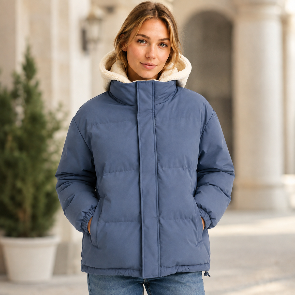 Lina | Damen Komfort Outdoor Winterjacke