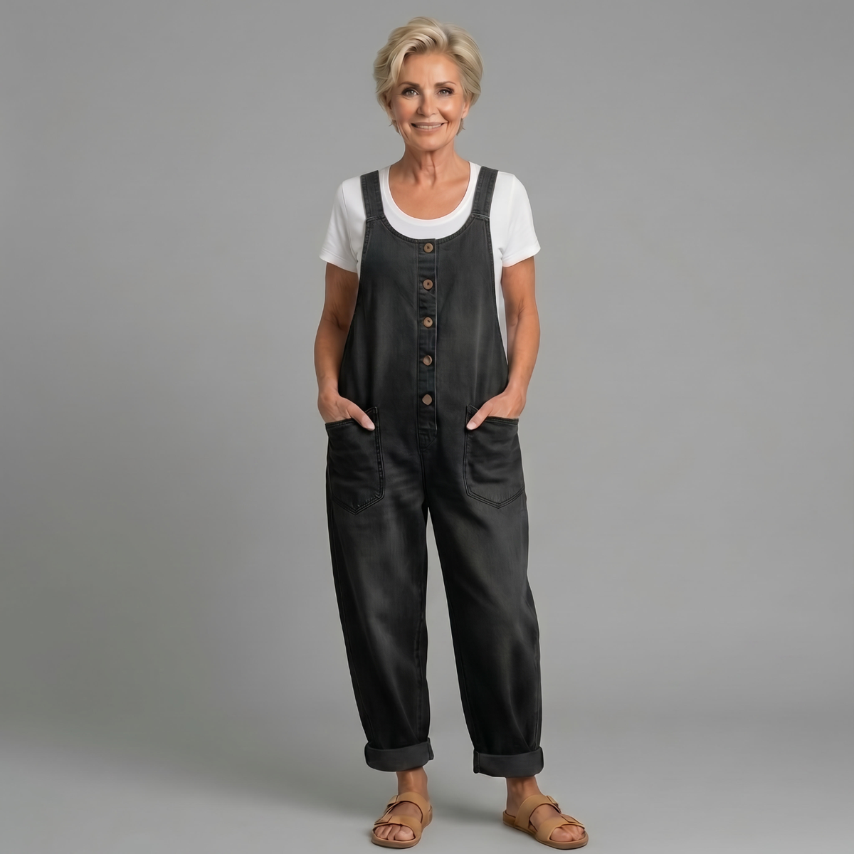 Linnéa | Damen Latzhose Wide Leg Overall