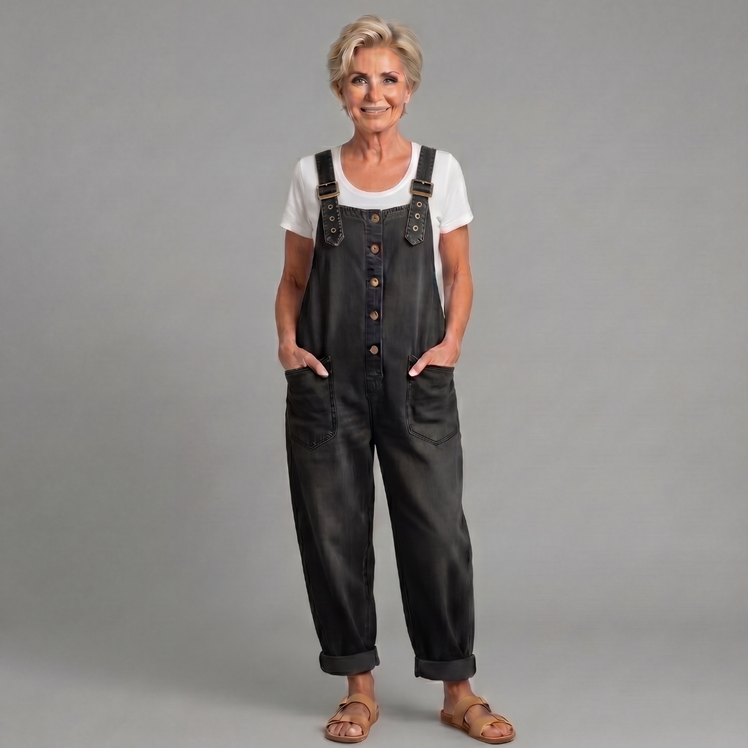 Linnéa | Damen Latzhose Wide Leg Overall