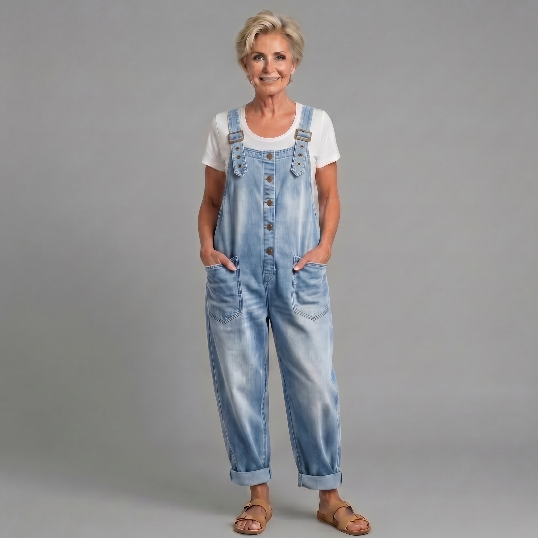 Linnéa | Damen Latzhose Wide Leg Overall