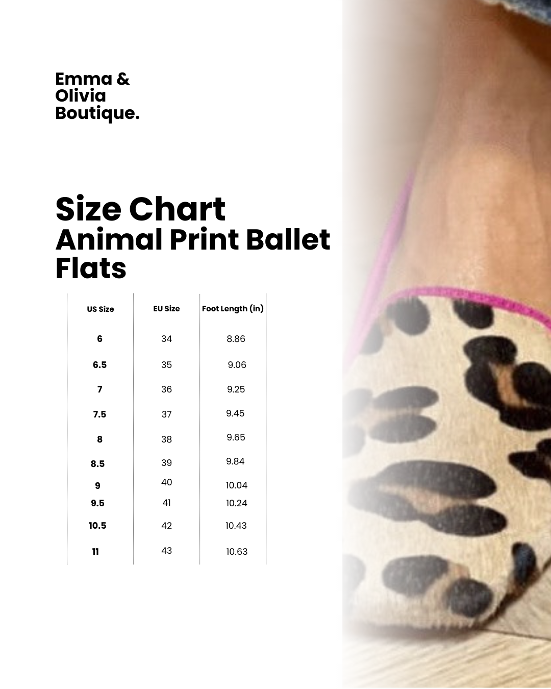 Liselotte | Damen Leopardenmuster Ballerinas
