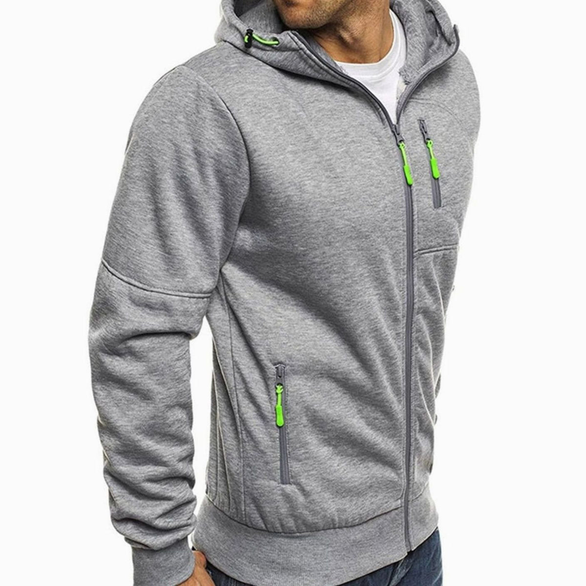 Fabian | Lässiger Herren-Hoodie mit Reißverschluss und Kapuze