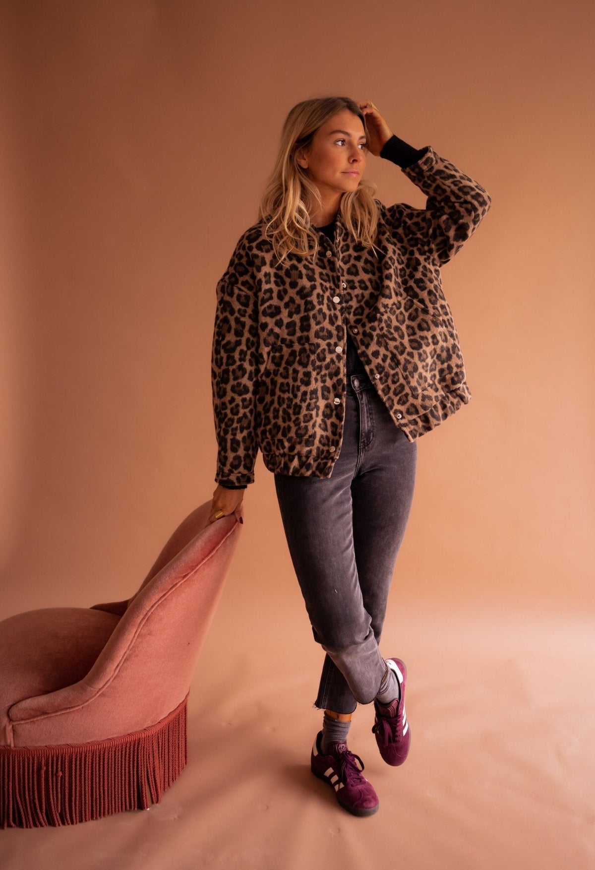 Katarzyna | Zeitlose Leopardenmuster-Jacke