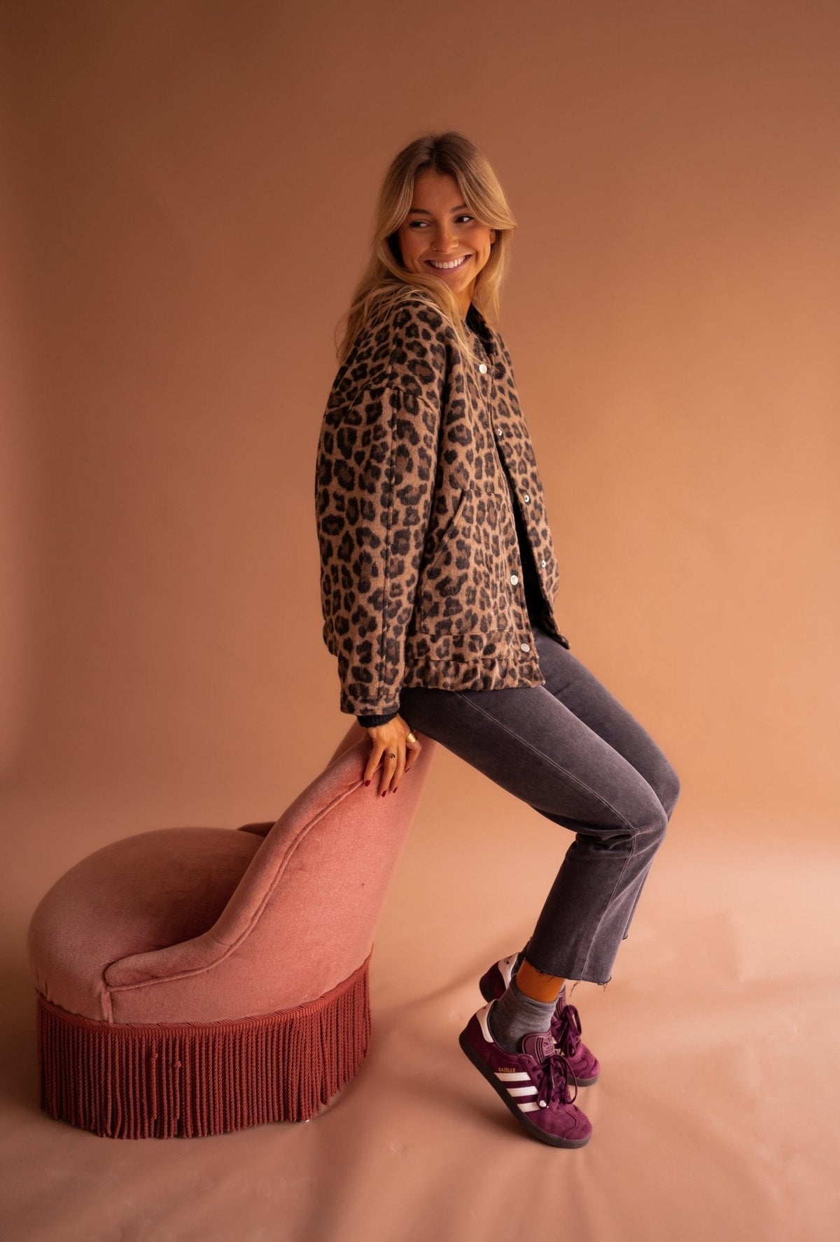 Katarzyna | Zeitlose Leopardenmuster-Jacke
