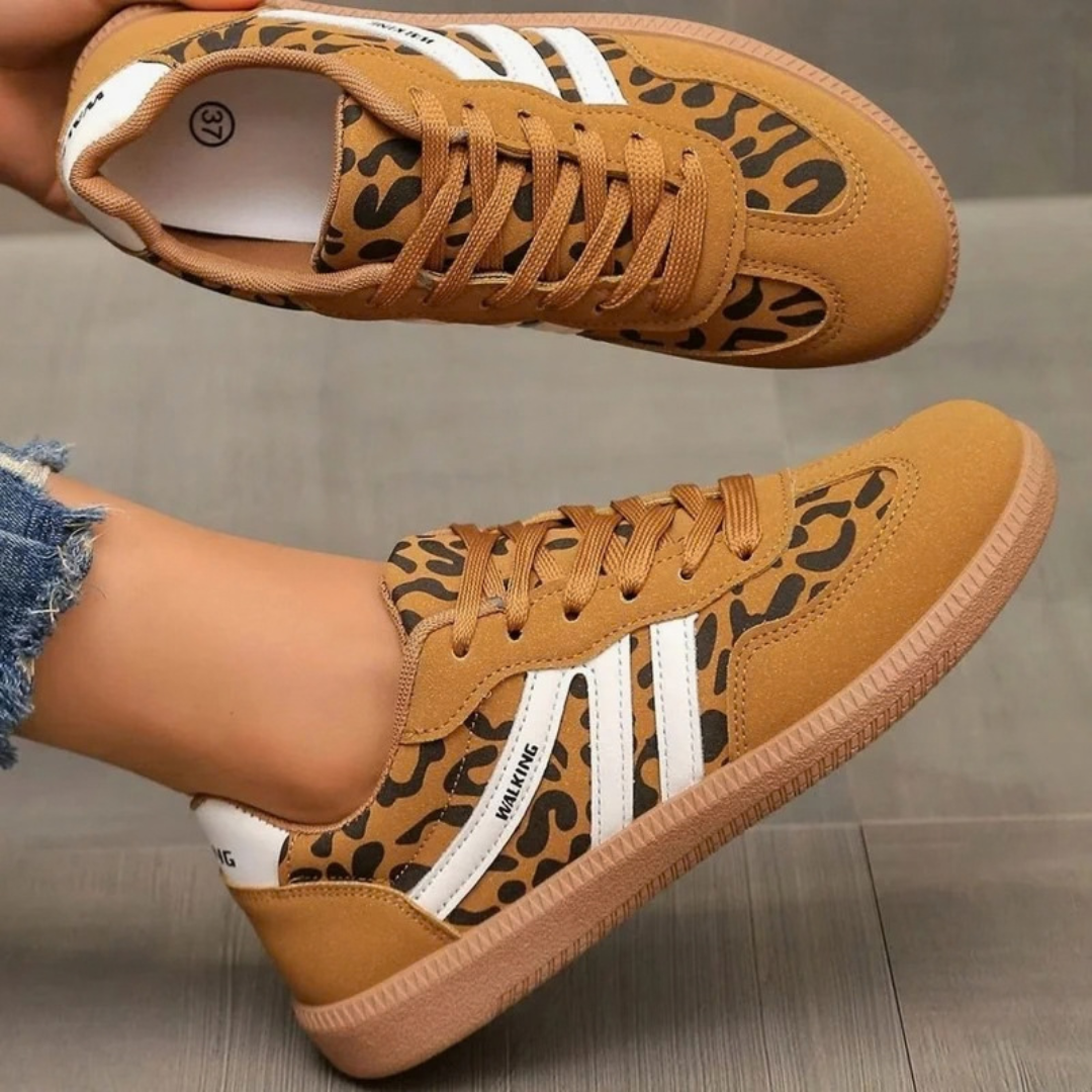 Maelle | Damen Orthopädische Sneaker mit Schnürschuh und extra Platz vorne