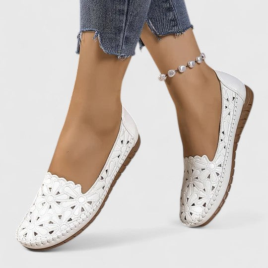 Marlena | Damen Durchbrochene Ballerinas