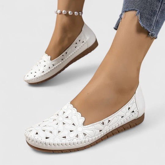 Marlena | Damen Durchbrochene Ballerinas
