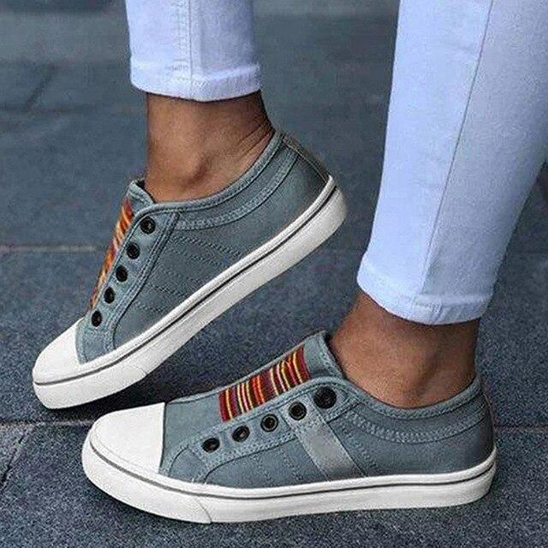 Marlies | Damen Casual Sneaker mit Streifendetail