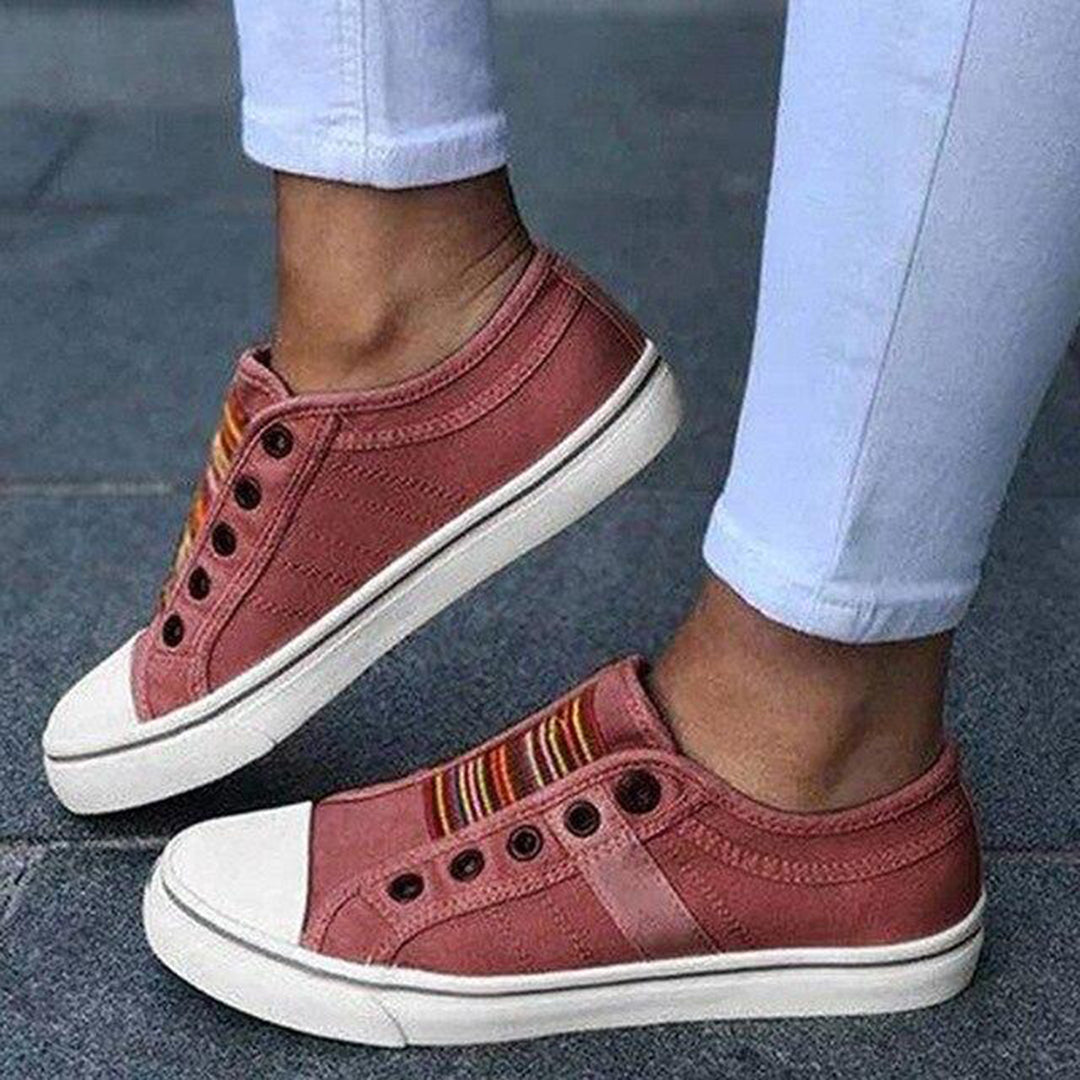 Marlies | Damen Casual Sneaker mit Streifendetail