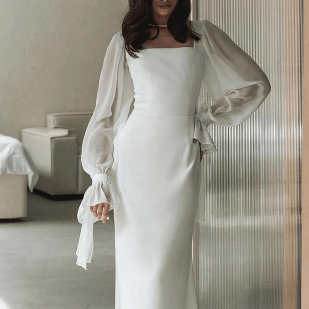 Maxikleid Langarm Festlich