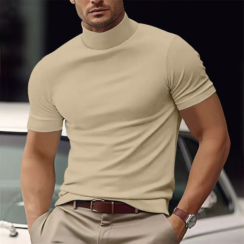 Maxim | Herren Kurzarm Rollkragen Shirt