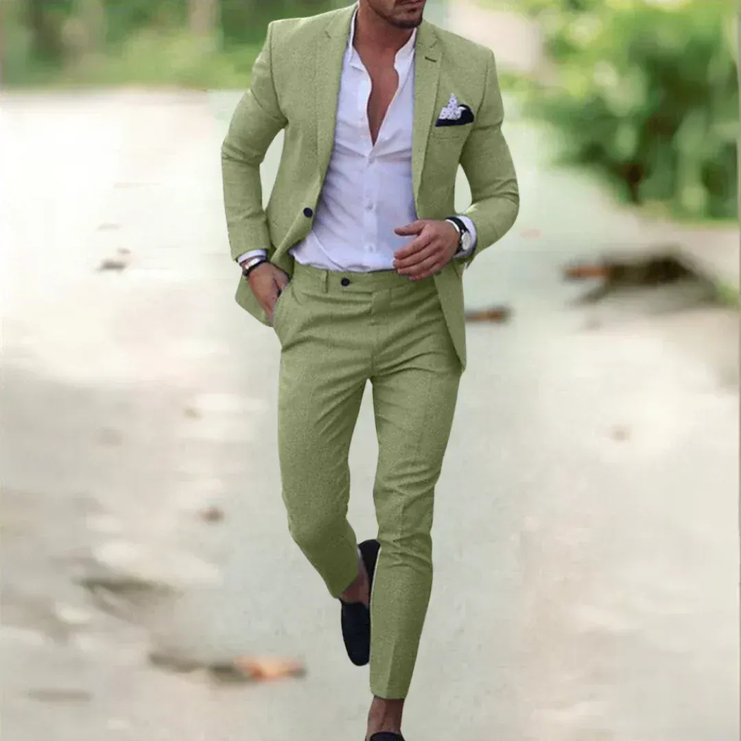 Noah | Herren Leichter Anzug Slim Fit Hochzeit