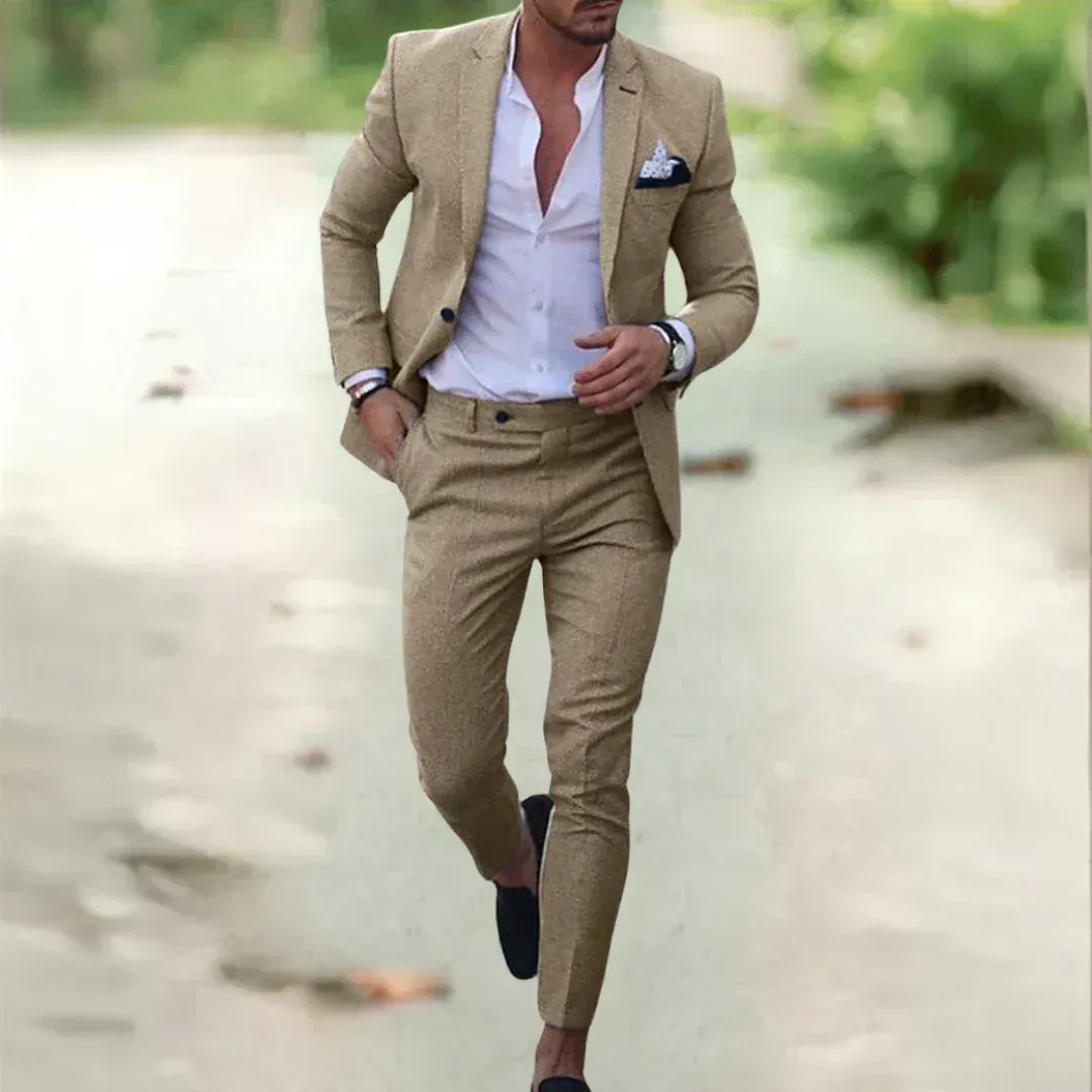 Noah | Herren Leichter Anzug Slim Fit Hochzeit