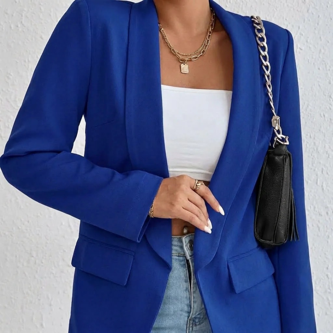 Noelle | Damen Blazer mit Offener Vorderseite und Stil
