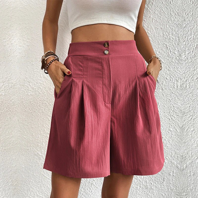 Halia - hoch taillierte Shorts mit Soft-Touch