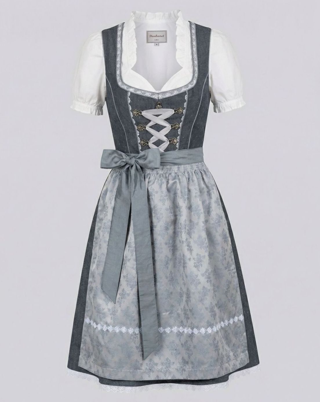 Charlotte | Oktoberfest Dirndl-Kleid Damen Traditionelles 3-teiliges Trachten-Set