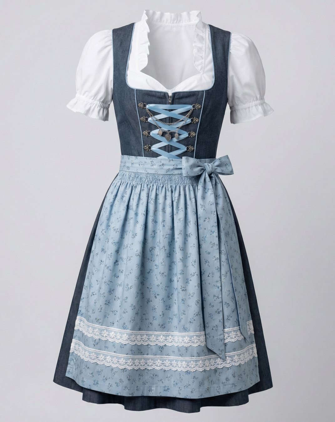 Annika | Oktoberfest Dirndl Kleid Tailliert Traditionell Festlich