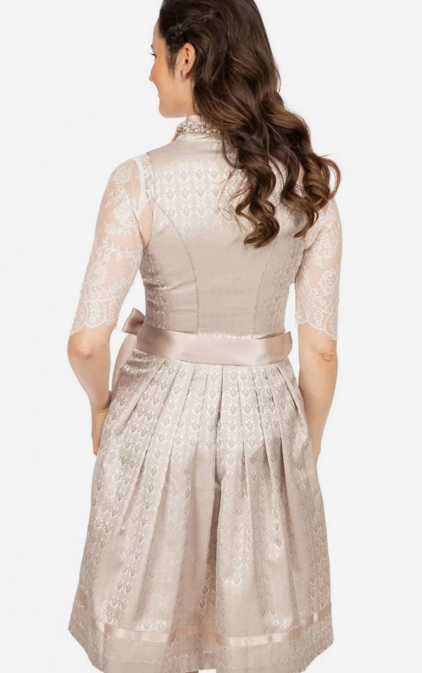 Johanna | Oktoberfest Dirndl Trachtenkleid mit Spitzenschürze Damen
