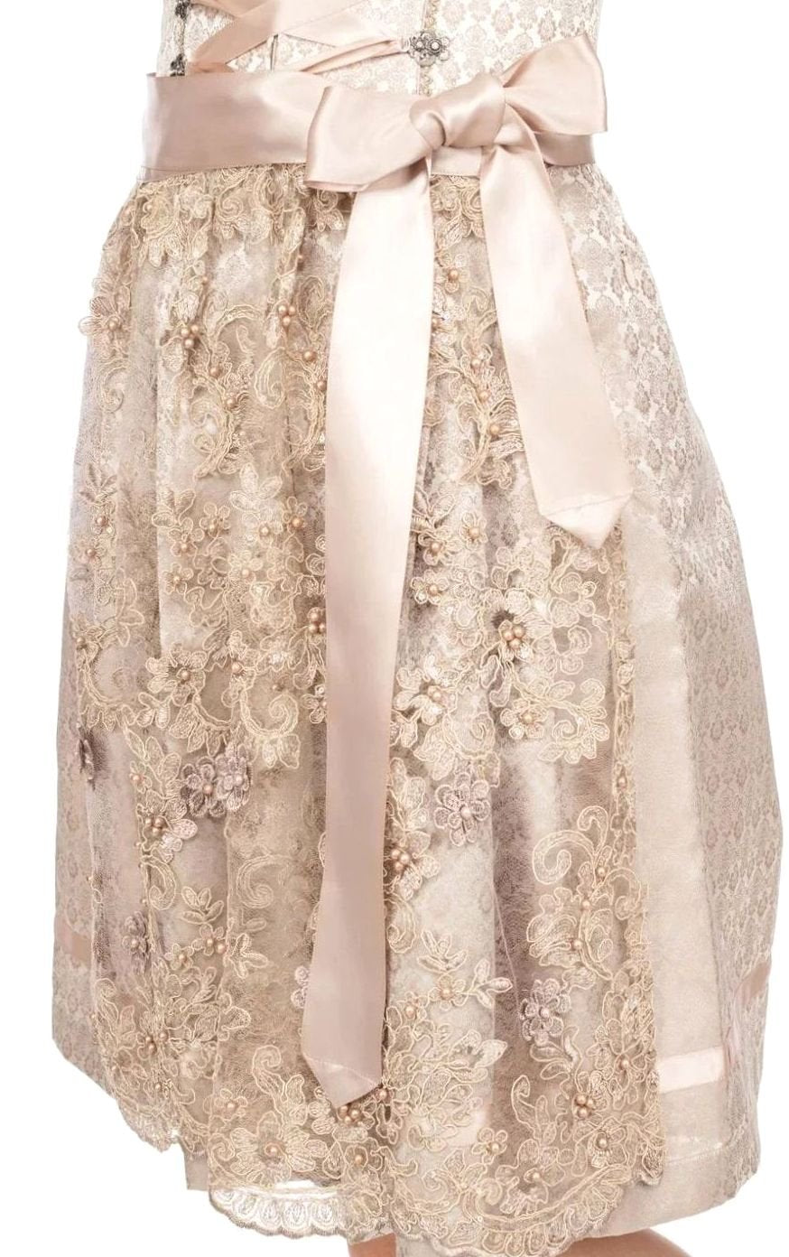 Johanna | Oktoberfest Dirndl Trachtenkleid mit Spitzenschürze Damen