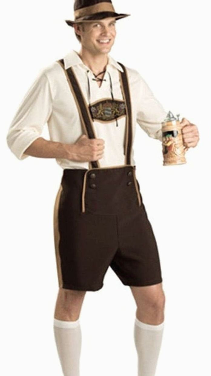 Lena | Oktoberfest Trachten-Kostüm Set Lederhose Herren Dirndl Damen
