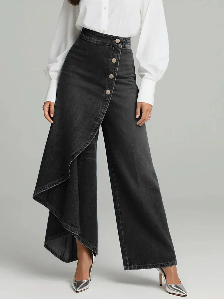 Celina | Jeans mit hoher Taille und weitem Bein