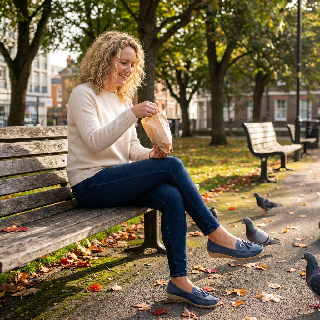 Käthe | Damen Leder Loafer Fußgewölbestütze – Leder Loafer Stützend Komfort 2026