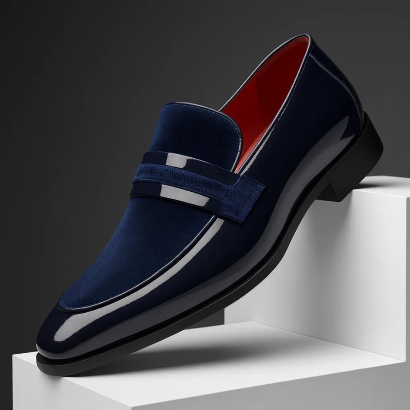 Sebastian | Penny Loafer Herren Leder Wildleder Business Slipper
