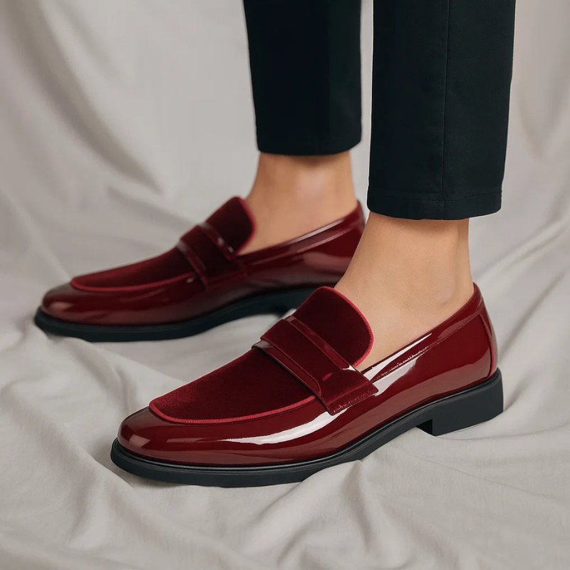 Sebastian | Penny Loafer Herren Leder Wildleder Business Slipper