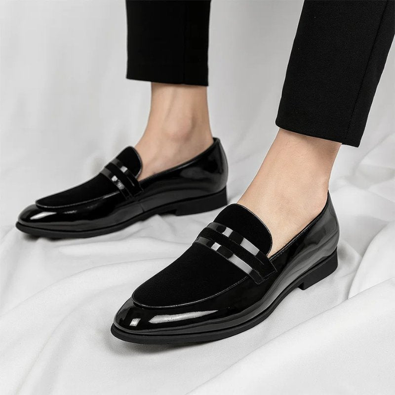 Sebastian | Penny Loafer Herren Leder Wildleder Business Slipper